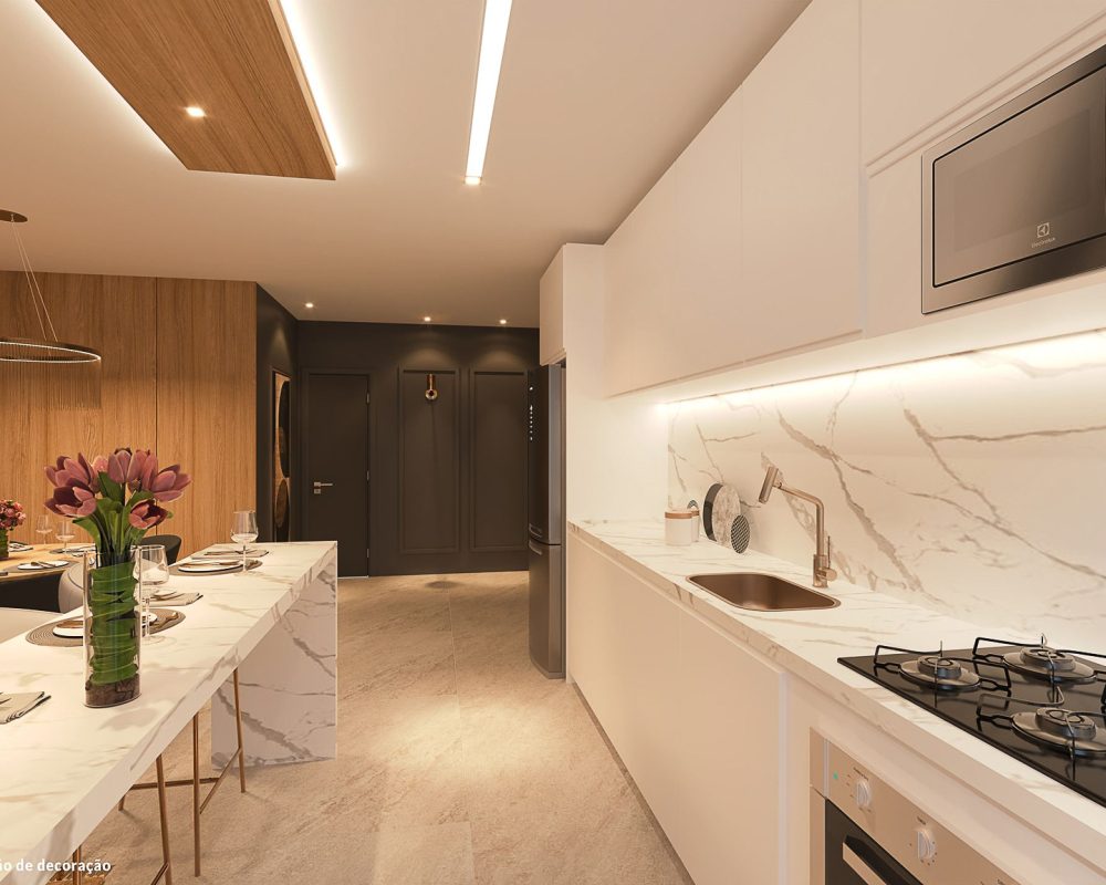 Cozinha - 03 dormitórios