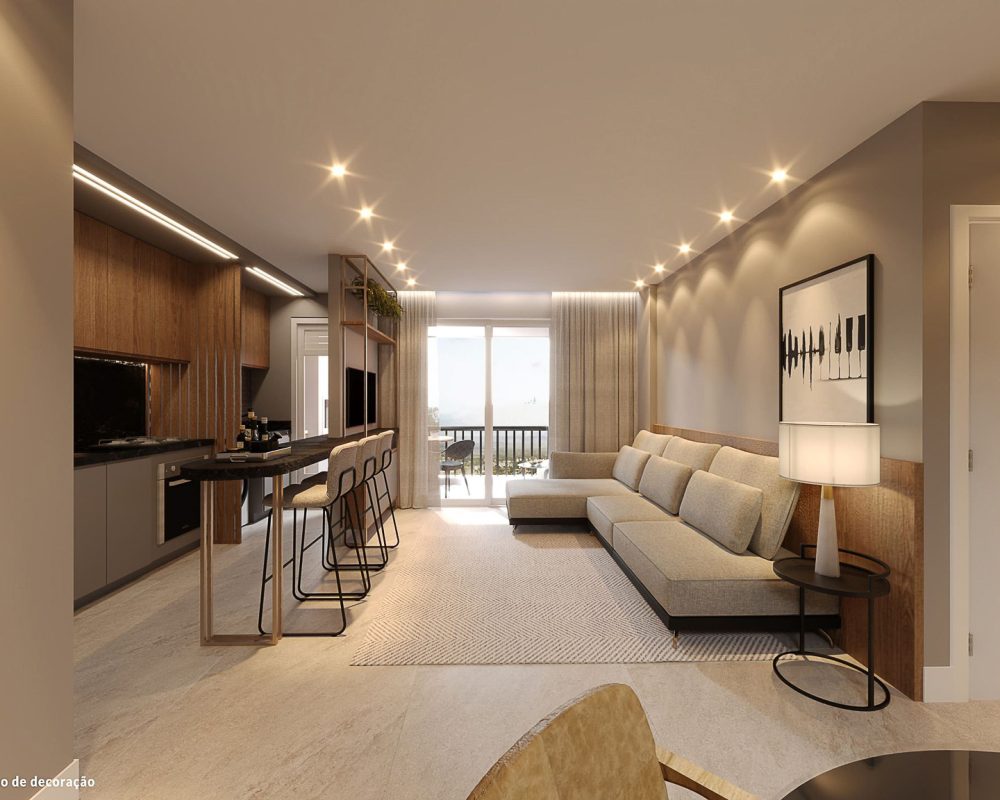 Sala de Estar - 2 dormitórios