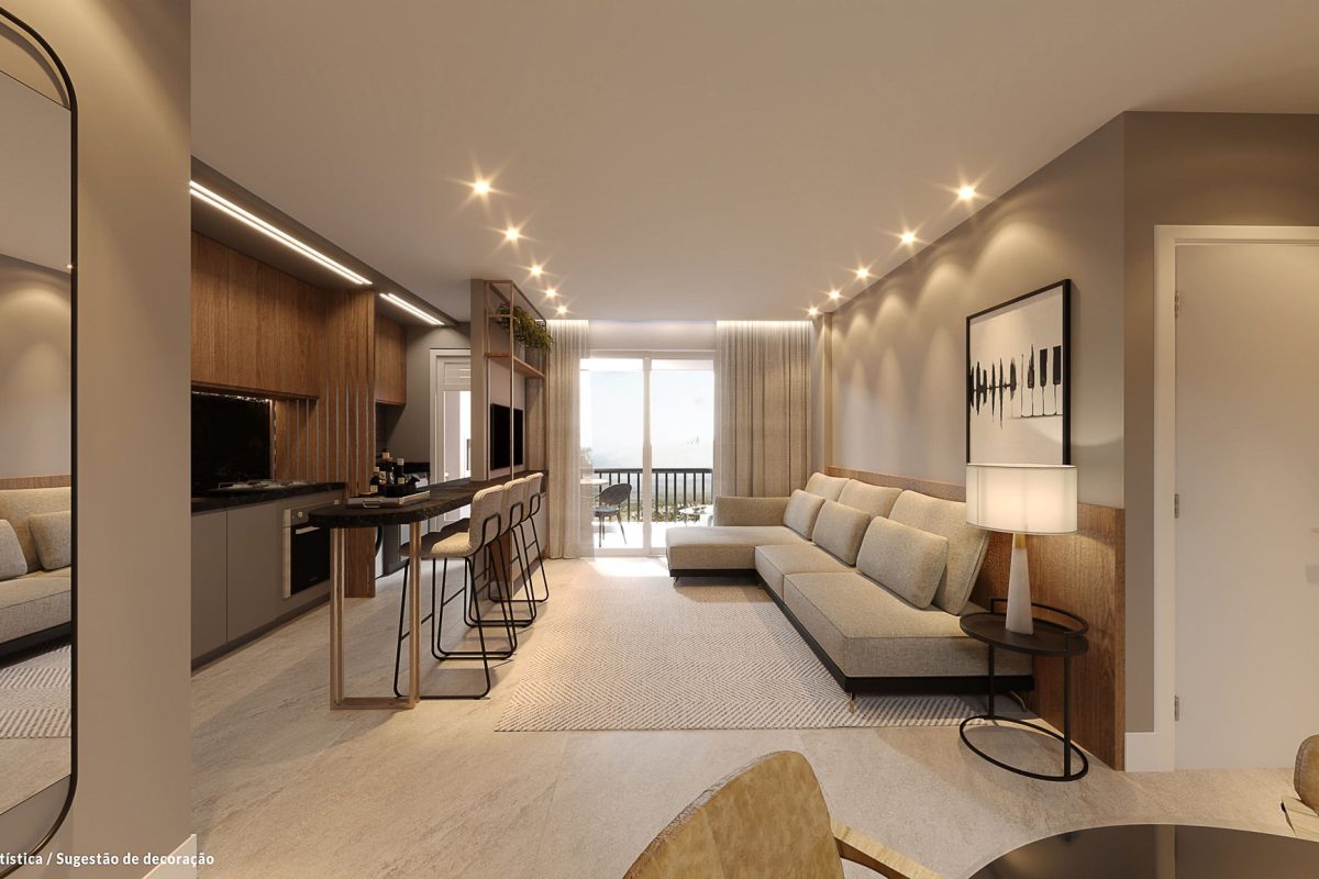 Sala de Estar - 2 dormitórios